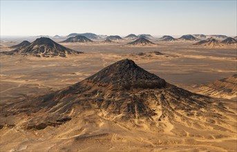 Volcanic mountains of Black Desert