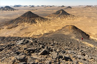 Volcanic mountains of Black Desert