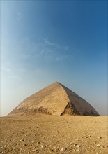 Bent Pyramid built under Old Kingdom Pharaoh Sneferu