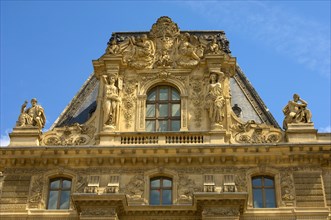 The Baroque front of the Louvre