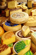 Cheese at a market