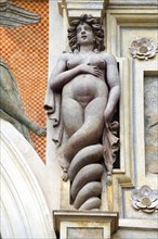 Siren sculpture on the Organ Fountain