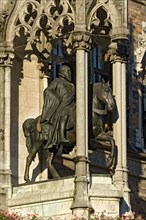Bronze equestrian statue of Prince Regent Luitpold by Ferdinand von Miller