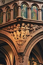 Relief of 'damned' on the rood screen