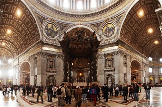 Dome area and the papal altar