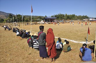 Football match in the countryside near Kakku