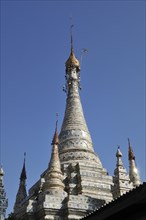 Mirror-tiled stupa or pagoda