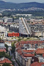 Cityscape with modern buildings