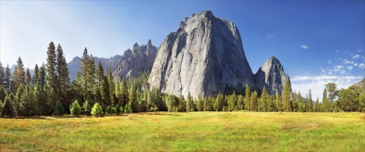 Yosemite Valley with the Cathedral Rock