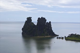 La Poule cliff in Hienghene on the east coast of Grande Terre
