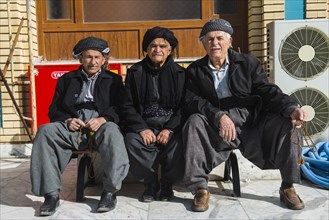 Local men in the bazaar of Sulaymaniyah