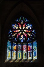 Large stained-glass window