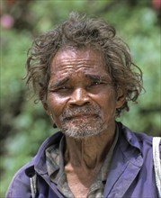 Man of the ethnic group of the Orang Asli people