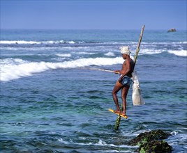 Stilt fisherman