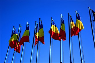 Romanian national flags