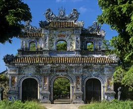Hien Nhon Gate in the Imperial Palace of Hoang Thanh