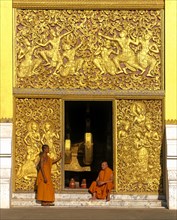 Golden reliefs
