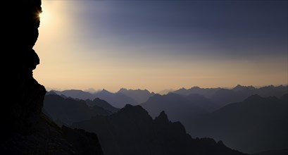 Allgaeu Alps at sunrise