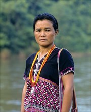 Karen woman with traditional clothing