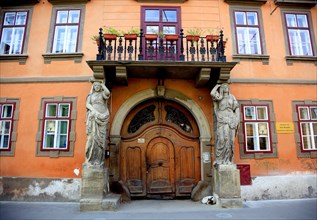Historic Saxony house used as a boarding school and regional church dormitory