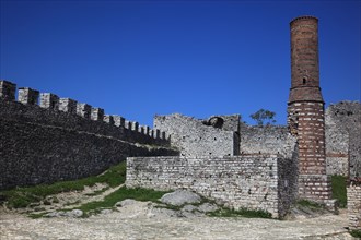 Ruins of the Red Mosque in Berat Castle