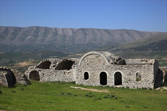 Part of the fortifications of Berat Castle