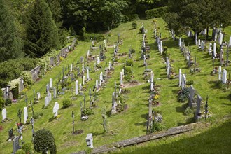 Cemetery at the Poellauberg pilgrimage church