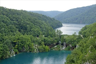 View of the Plitvice Lakes