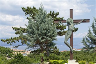 Crucifix above Vrbnik