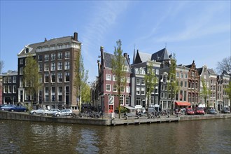Historical merchants' houses on the Herengracht in the historic centre