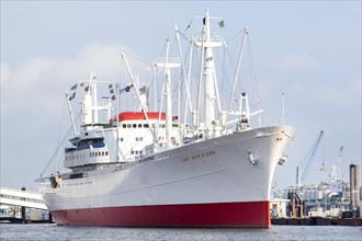 Museum ship Cap San Diego in the Port of Hamburg