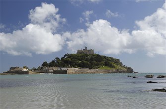 St Michael's Mount at high tide