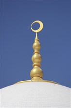 Top of a dome of the Sheikh Zayed Mosque