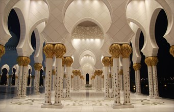Colonnade at the Sheikh Zayed Mosque