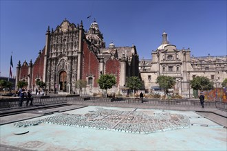 Eastern facade of the Mexico City Metropolitan Cathedral