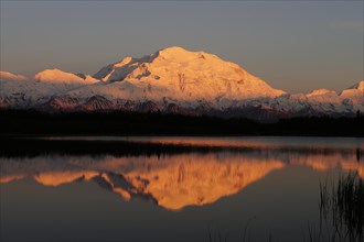 Mt McKinley at sunset