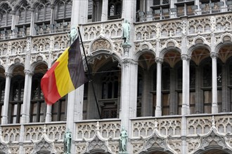 Belgian flag at the Maison du Roi