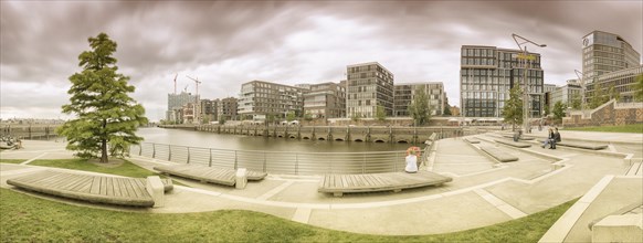 The Marco Polo Terraces with a panoramic view of Hamburg's HafenCity