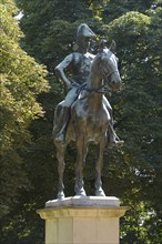 Equestrian statue of Frederick William III in the palace gardens