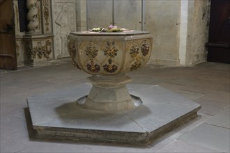 Baptismal font in Merseburg Cathedral