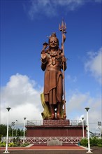 Tall statue of Lord Shiva