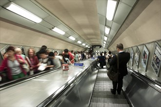 Escalator at Camden Town Underground station