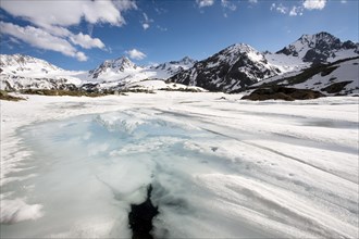 Mutterberger See mountain lake