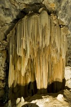 Stalactites and stalagmites in the Cango Caves