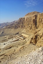 View into the Valley of Deir el-Bahri