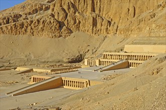 Side view of the Temple of Hatshepsut