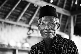 Elderly Indonesian man