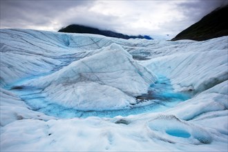 Meltwater at Matanuska Glacier