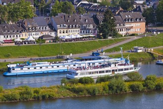 Excursion boats on the Mosel River