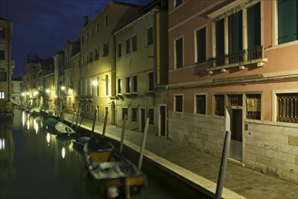 Canal at night